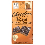 Chocolove Salted Almond Butter in Dark Chocolate