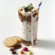 Caramel Pecan Pie Shake With Caramel M&M's
