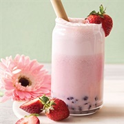 Raspberry Bubble Tea