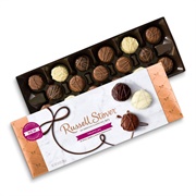 Russell Stover Truffles in Milk, Dark & White Chocolate