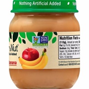 Banana Apple Baby Food