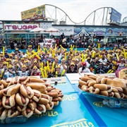 Nathan&#39;s Coney Island Hot Dog Competition