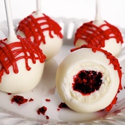 Red Velvet Cheesecake Pops