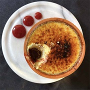 White Chocolate Crème Brûlée Cheesecake W/Biscoff Cookie Crust