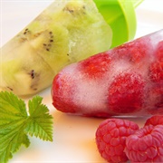 Frozen Kiwi Lollies