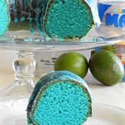 Blue Kamikaze Cake