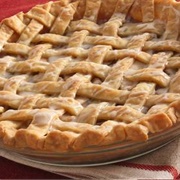 Brown Sugar Cream Apple Lattice Pie