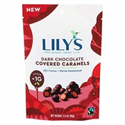 Lily's Dark Chocolate Covered Caramels 55% Cocoa