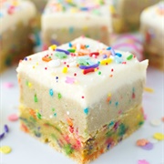 Birthday Cake Golden Oreo Truffle Blondies