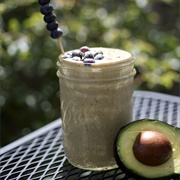 Avocado and Blueberry Smoothie