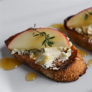 Apple and Goat Cheese