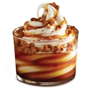 Burger King Gingerbread Cookie Sundae