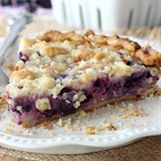 Blueberry Sour Cream Pie