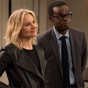 Eleanor and Chidi, the Good Place