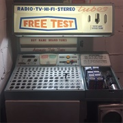 Used a TV Tube Tester