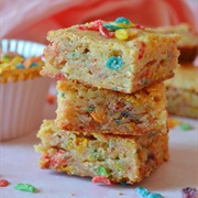 Fruity Pebbles Blondies