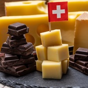 Chocolate and Gruyere Cheese