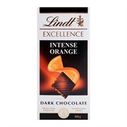 Lindt Excellence Intense Orange Dark Chocolate