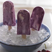 Frozen Grape Yogurt Bar