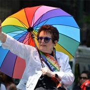 Billie Jean King (Lesbian, She/Her)