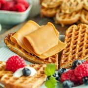 Waffle With Brunost
