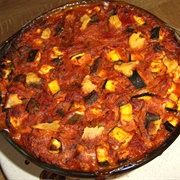 Vegan Zucchini and Pickles Bake