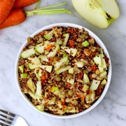 Apple and Green Lentils