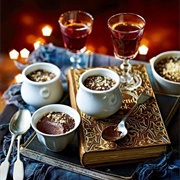 Banana and Hazelnut Chocolate Pots