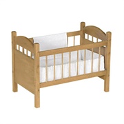 Doll Crib Brown