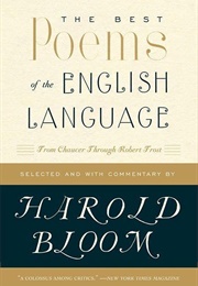 The Best Poems of the English Language (Bloom)