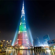 Burj Khalifa Laser and Light Show, Dubai, UAE