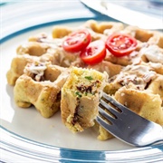 Oregano Waffles