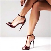 T Strap Heels