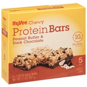 Hy-Vee Peanut Butter & Dark Chocolate Chewy Protein Bars