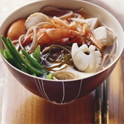 Seafood Soba Soup