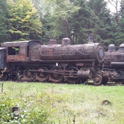 Find the Abandoned Locomotives in the Northern Maine Woods
