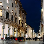 Corso Vittorio Emanuele II in Milan, Italy