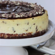 Brownie Bottom Crème De Menthe Cheesecake
