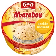 Marabou Ice Cream Tub Orange Britle