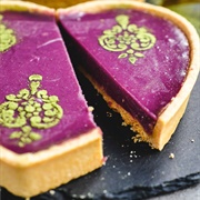 Purple Sweet Potato Cheesecake Tart