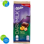 Milka Darkmilk Apricot & Hazelnut