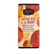 Seattle Chocolate Apple Pie À La Mode Dark and White Chocolate Truffle Bar