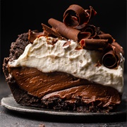 No-Bake Espresso Chocolate Pudding Pie