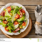 Apple and Green Olives