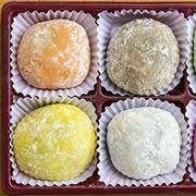 Plum Wine Mochi Ice Cream
