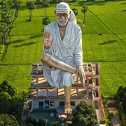 Sai Baba Statue, Repuru, India