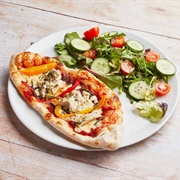 Chicken and Roasted Peppers Pizzetta