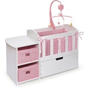 Baby Doll Crib With Changing Table