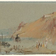 River Scene With Steamboat (J. M. W. Turner)