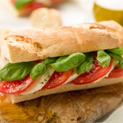 Baguette With Mozzarella